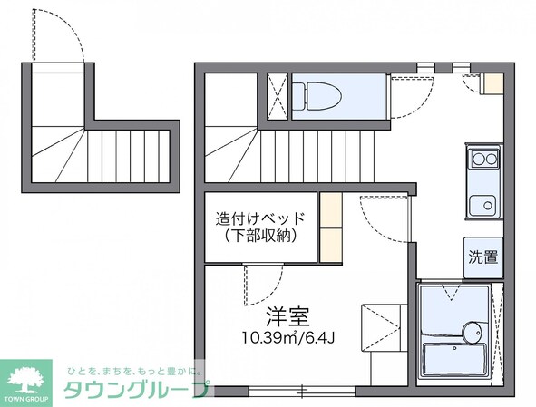 レオパレスエステルの物件間取画像